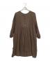 nest Robe（ネストローブ）の古着「リネンラグランシームブザムチュニック」｜ブラウン