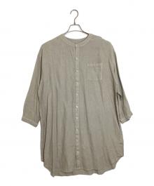 nest Robe（ネストローブ）の古着「リネンクルーネックチュニック」｜ベージュ