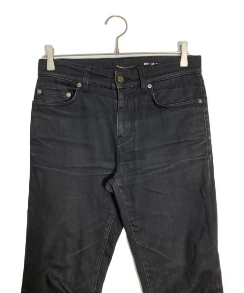Saint Laurent Paris（サンローランパリ）Saint Laurent Paris (サンローランパリ) 16ssエディ期カットオフストレッチスキニーデニムパンツ ブラック サイズ:28の古着・服飾アイテム
