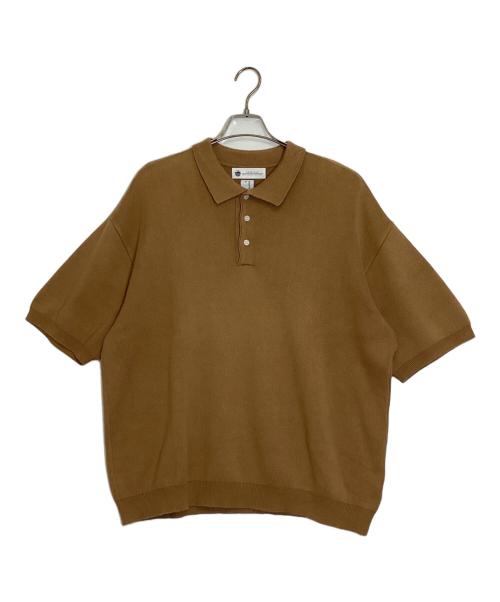 BENINE 9（ビナイン）BENINE 9 (ビナイン) アメリカンシーアイランドコットン ポロシャツ ブラウン サイズ:Lの古着・服飾アイテム