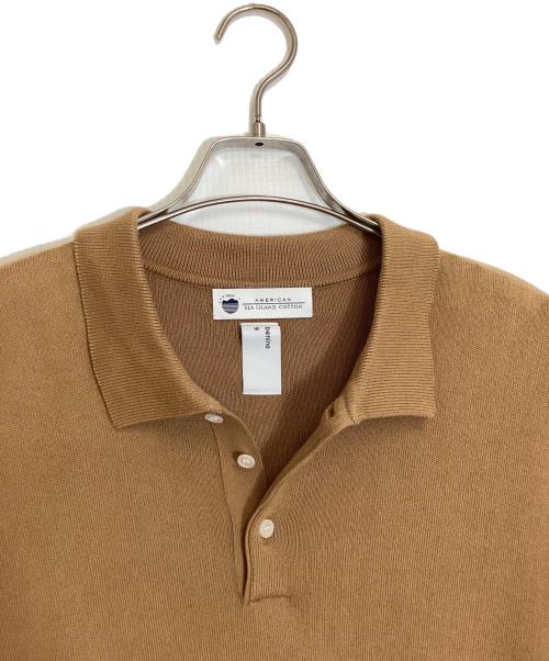 BENINE 9（ビナイン）BENINE 9 (ビナイン) アメリカンシーアイランドコットン ポロシャツ ブラウン サイズ:Lの古着・服飾アイテム