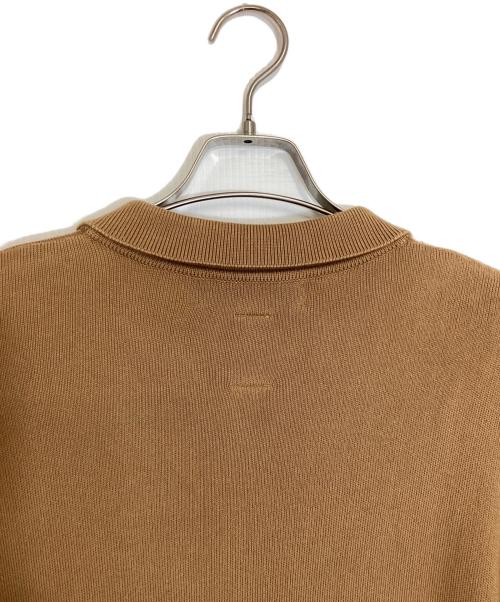 BENINE 9（ビナイン）BENINE 9 (ビナイン) アメリカンシーアイランドコットン ポロシャツ ブラウン サイズ:Lの古着・服飾アイテム