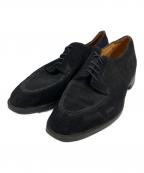 POULSEN SKONE & Co×J.GANE OF ETONポールセン スコーン）の古着「ヴィンテージスエードレザーシューズ」｜ブラック