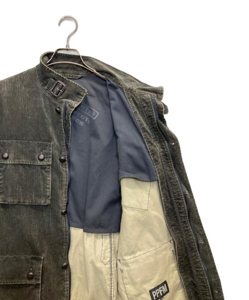 PPFM（ピーピーエフエム）PPFM (ピーピーエフエム) コーデュロイジャケット ブラック サイズ:Mの古着・服飾アイテム