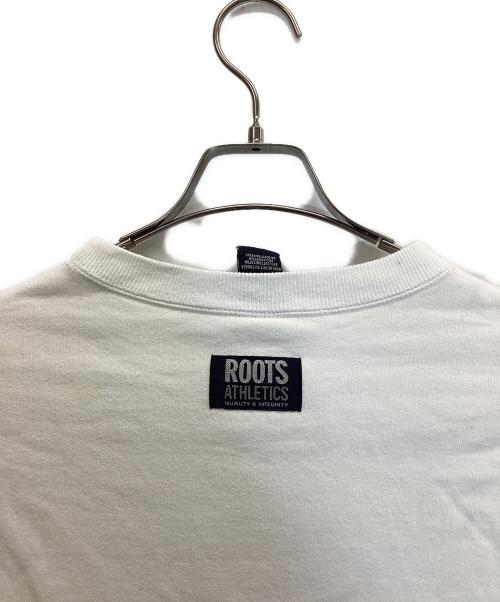 ROOTS ATHLETICS（ルーツアスレチックス）ROOTS ATHLETICS (ルーツアスレチックス) 前Vスウェット ホワイト サイズ:Lの古着・服飾アイテム