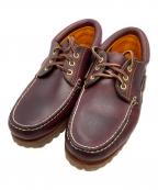 Timberlandティンバーランド）の古着「3Eye Classic Lug / スリーアイ クラシック ラグ」｜ワインレッド