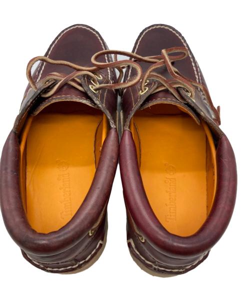 Timberland（ティンバーランド）Timberland (ティンバーランド) 3Eye Classic Lug / スリーアイ クラシック ラグ ワインレッド サイズ:8 1/2の古着・服飾アイテム