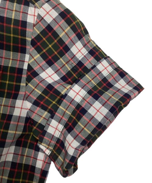 UNDERCOVER（アンダーカバー）UNDERCOVER (アンダーカバー) 半袖チェックシャツ レッド×グリーン サイズ:2の古着・服飾アイテム