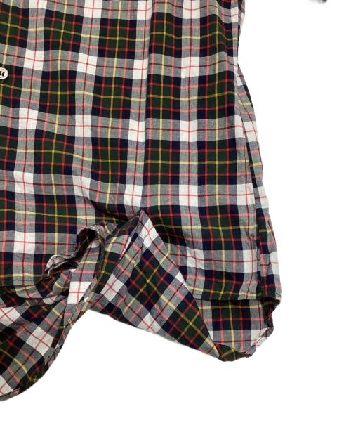 UNDERCOVER（アンダーカバー）UNDERCOVER (アンダーカバー) 半袖チェックシャツ レッド×グリーン サイズ:2の古着・服飾アイテム
