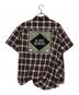 UNDERCOVER (アンダーカバー) 半袖チェックシャツ レッド×グリーン サイズ:2：5000円