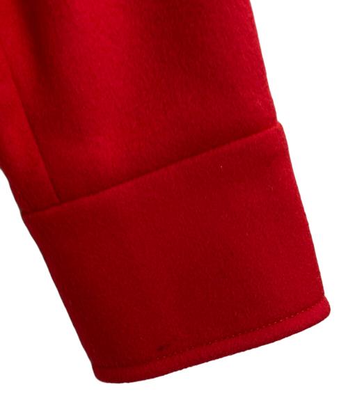 STELLA McCARTNEY（ステラマッカートニー）STELLA McCARTNEY (ステラマッカートニー) ウールステンカラーコート レッド サイズ:36の古着・服飾アイテム