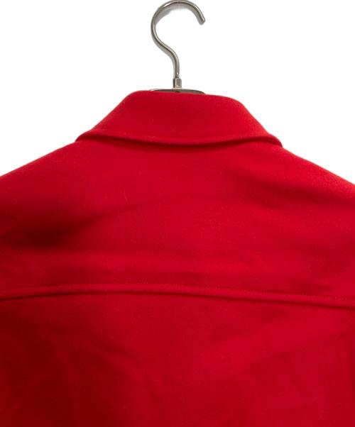 STELLA McCARTNEY（ステラマッカートニー）STELLA McCARTNEY (ステラマッカートニー) ウールステンカラーコート レッド サイズ:36の古着・服飾アイテム