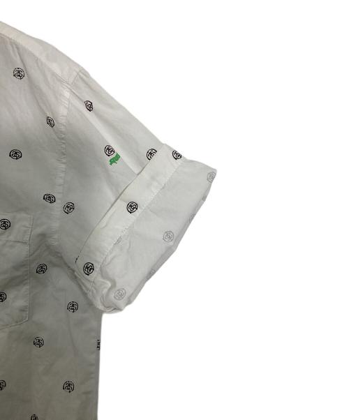 stussy（ステューシー）stussy (ステューシー) S/S SSロゴ総柄シャツ ネイビー サイズ:Lの古着・服飾アイテム