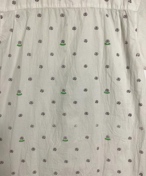 stussy（ステューシー）stussy (ステューシー) S/S SSロゴ総柄シャツ ネイビー サイズ:Lの古着・服飾アイテム