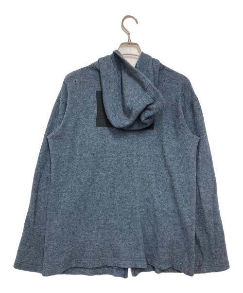 COMME des GARCONS HOMME PLUS（コムデギャルソンオムプリュス）COMME des GARCONS HOMME PLUS (コムデギャルソンオムプリュス) ニットパーカー ブルー サイズ:Mの古着・服飾アイテム