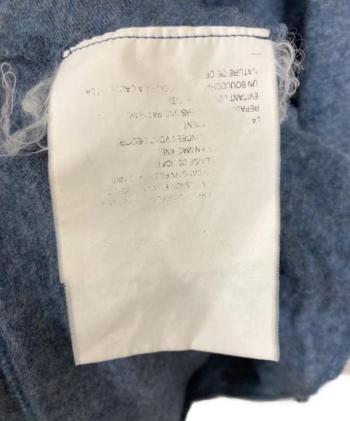 COMME des GARCONS HOMME PLUS（コムデギャルソンオムプリュス）COMME des GARCONS HOMME PLUS (コムデギャルソンオムプリュス) ニットパーカー ブルー サイズ:Mの古着・服飾アイテム