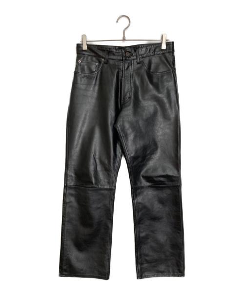 GAP（ギャップ）GAP (ギャップ) BOOT FIT LEATHER PANT ブラック サイズ:W31×L28の古着・服飾アイテム