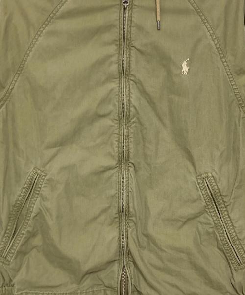 POLO RALPH LAUREN（ポロ・ラルフローレン）POLO RALPH LAUREN (ポロ・ラルフローレン) フーデッドジャケット カーキ サイズ:Ｍの古着・服飾アイテム