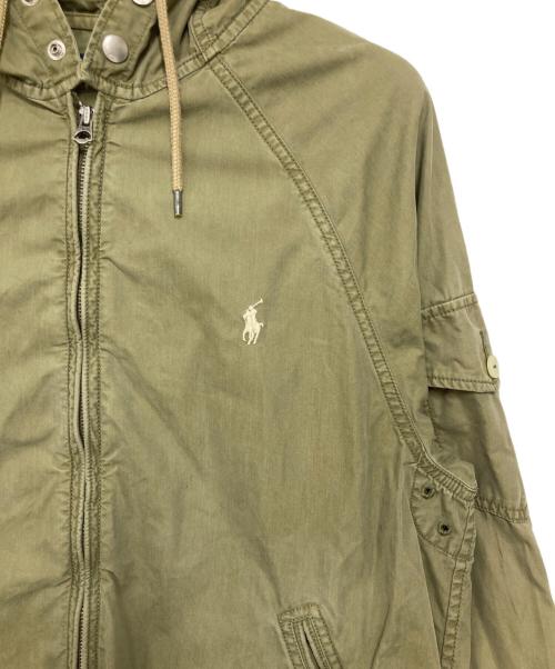 POLO RALPH LAUREN（ポロ・ラルフローレン）POLO RALPH LAUREN (ポロ・ラルフローレン) フーデッドジャケット カーキ サイズ:Ｍの古着・服飾アイテム
