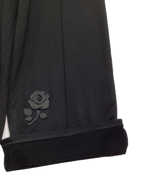 VIVIANO（ヴィヴィアーノ）VIVIANO (ヴィヴィアーノ) Flower Applique Jersey Pants ブラック サイズ:Mの古着・服飾アイテム