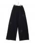 VIVIANO（ヴィヴィアーノ）の古着「Flower Applique Jersey Pants」｜ブラック
