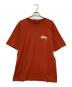 stussy（ステューシー）の古着「HIGHER STATE TEE/ハイヤーステージティー」｜レッド