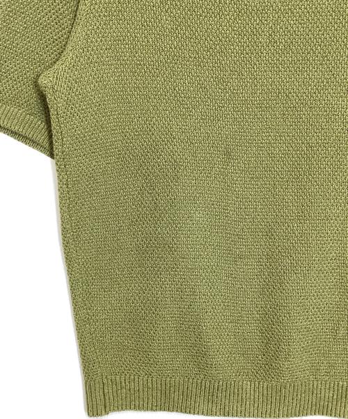 TOMORROW LAND tricot（トゥモローランド トリコ）TOMORROW LAND tricot (トゥモローランド トリコ) コットンリネン クルーネックプルオーバー グリーン サイズ:Ｓの古着・服飾アイテム