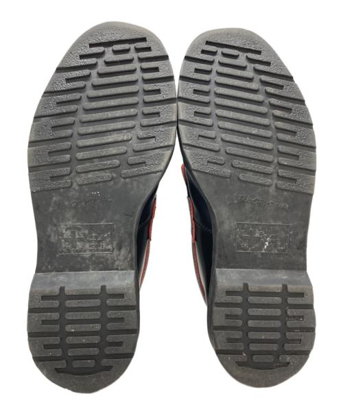 Dr.Martens（ドクターマーチン）Dr.Martens (ドクターマーチン) ADRIAN RS レッドステッチ タッセル ローファー ブラック×レッド サイズ:28cmの古着・服飾アイテム