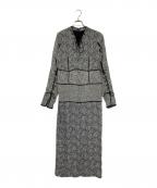 Ameriアメリ）の古着「jacquard dress」｜ホワイト