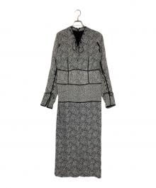 Ameri（アメリ）の古着「jacquard dress」｜ホワイト