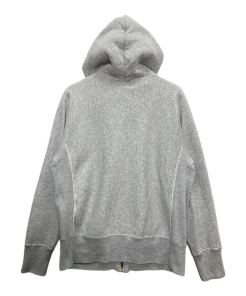 Champion REVERSE WEAVE（チャンピオン リバース ウィーブ）Champion REVERSE WEAVE (チャンピオン リバース ウィーブ) ジップパーカー グレー サイズ:Lの古着・服飾アイテム