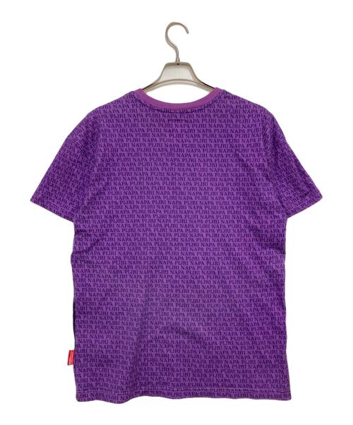 NAPAPIJRI（ナパピリ）NAPAPIJRI (ナパピリ) MARTINE ROSE (マーティン・ローズ) プリントTシャツ パープル サイズ:Sの古着・服飾アイテム