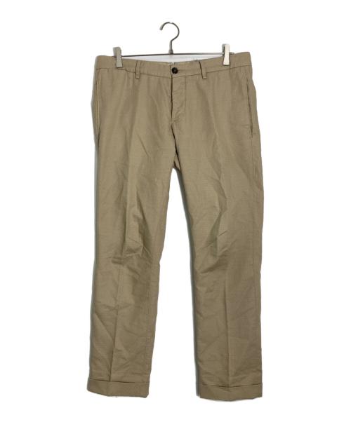 LARDINI（ラルディーニ）LARDINI (ラルディーニ) 総柄スラックス ベージュ サイズ:34の古着・服飾アイテム
