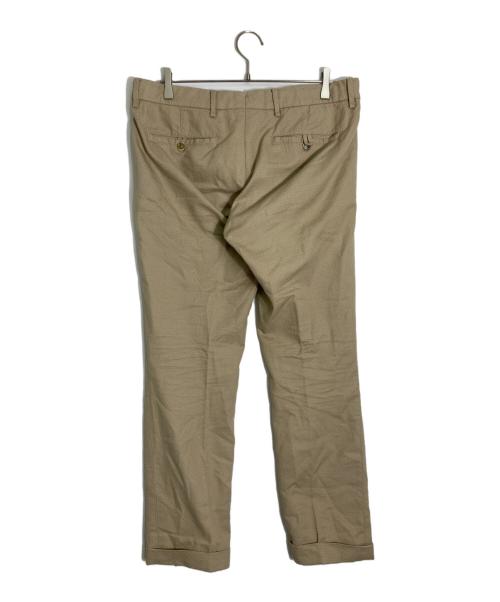 LARDINI（ラルディーニ）LARDINI (ラルディーニ) 総柄スラックス ベージュ サイズ:34の古着・服飾アイテム