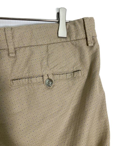 LARDINI（ラルディーニ）LARDINI (ラルディーニ) 総柄スラックス ベージュ サイズ:34の古着・服飾アイテム