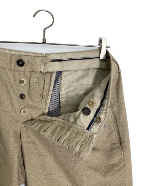 LARDINI（ラルディーニ）LARDINI (ラルディーニ) 総柄スラックス ベージュ サイズ:34の古着・服飾アイテム