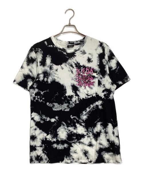 DIESEL（ディーゼル）DIESEL (ディーゼル) タイダイポケットTシャツ ホワイト×ブラック サイズ:Ｍの古着・服飾アイテム