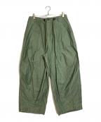 Needlesニードルズ）の古着「H.D Pant -Fatigue-/エイチ・ディー・パンツファティーグ」｜グリーン