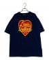 LOUIS VUITTON（ルイ ヴィトン）の古着「インターシャハートロゴニットTシャツ」｜ネイビー