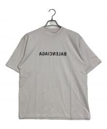 BALENCIAGA（バレンシアガ）の古着「MIRROR LOGO T-SHIRT」｜ホワイト