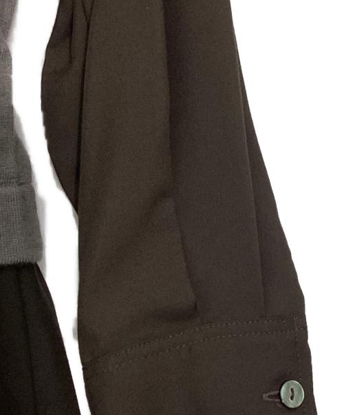 mizuiro-ind（ミズイロインド）mizuiro-ind (ミズイロインド) シャツワンピース ブラウン サイズ:freeの古着・服飾アイテム
