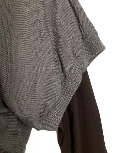 mizuiro-ind（ミズイロインド）mizuiro-ind (ミズイロインド) シャツワンピース ブラウン サイズ:freeの古着・服飾アイテム