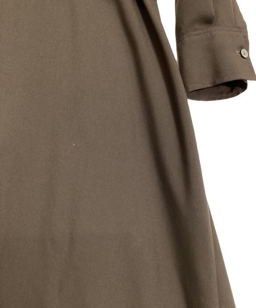 mizuiro-ind（ミズイロインド）mizuiro-ind (ミズイロインド) シャツワンピース ブラウン サイズ:freeの古着・服飾アイテム