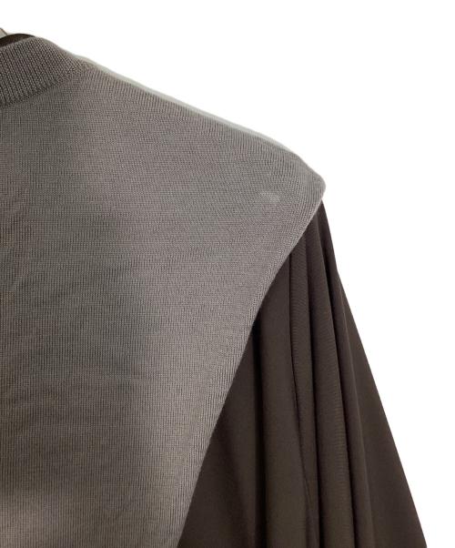 mizuiro-ind（ミズイロインド）mizuiro-ind (ミズイロインド) シャツワンピース ブラウン サイズ:freeの古着・服飾アイテム