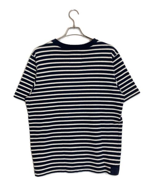 sacai（サカイ）sacai (サカイ) Dixie Border T-Shirt ネイビー サイズ:03の古着・服飾アイテム