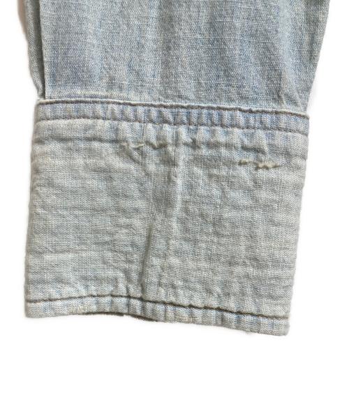 RRL（ダブルアールエル）RRL (ダブルアールエル) ウエスタンシャンブレーシャツ スカイブルー サイズ:2の古着・服飾アイテム