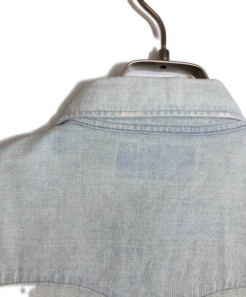 RRL（ダブルアールエル）RRL (ダブルアールエル) ウエスタンシャンブレーシャツ スカイブルー サイズ:2の古着・服飾アイテム