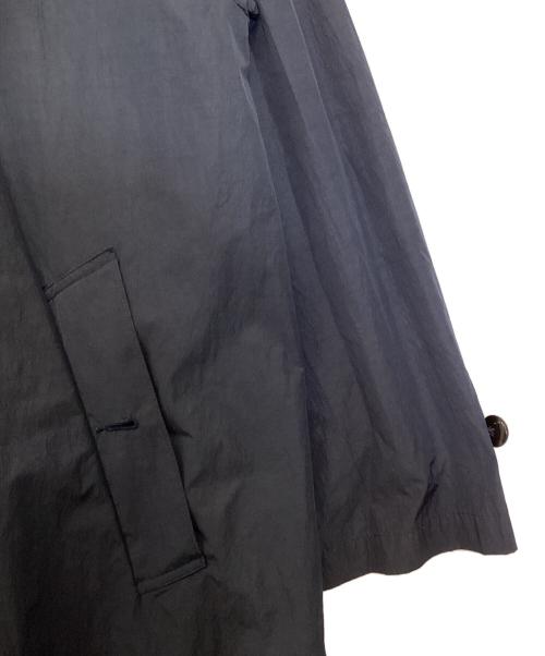 Traditional Weatherwear（トラディショナルウェザーウェア）Traditional Weatherwear (トラディショナルウェザーウェア) BEAMS (ビームス) 別注 ナイロンブレンドステンカラーコート ネイビー サイズ:38の古着・服飾アイテム