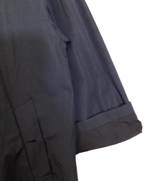 Traditional Weatherwear（トラディショナルウェザーウェア）Traditional Weatherwear (トラディショナルウェザーウェア) BEAMS (ビームス) 別注 ナイロンブレンドステンカラーコート ネイビー サイズ:38の古着・服飾アイテム