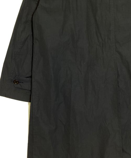 Traditional Weatherwear（トラディショナルウェザーウェア）Traditional Weatherwear (トラディショナルウェザーウェア) BEAMS (ビームス) 別注 ナイロンブレンドステンカラーコート ネイビー サイズ:38の古着・服飾アイテム